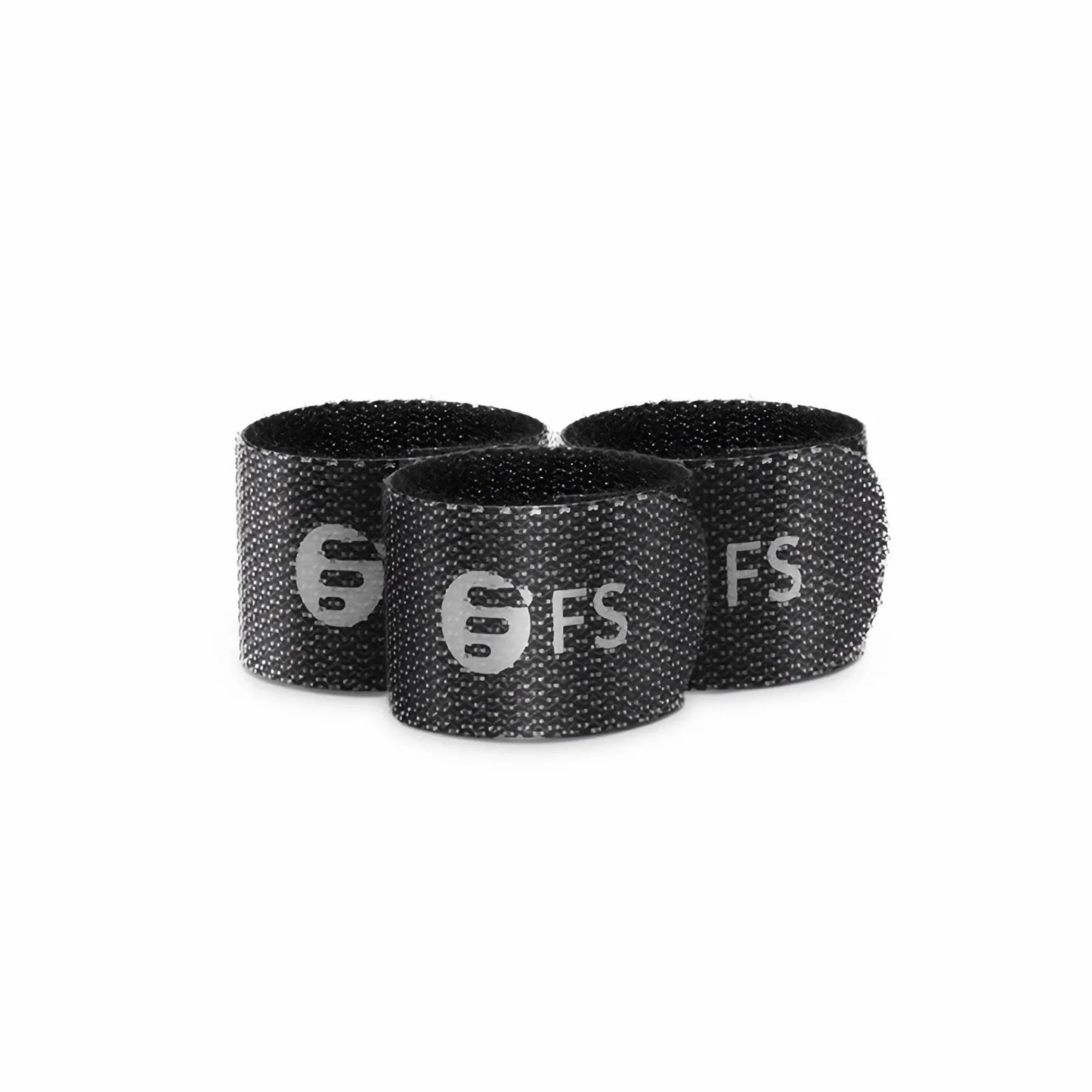 25pcs/Bag 2.95in.L x 0.59in.W Hook and Loop Cable Ties, Pre-Cut Design, Self-bundling, Black