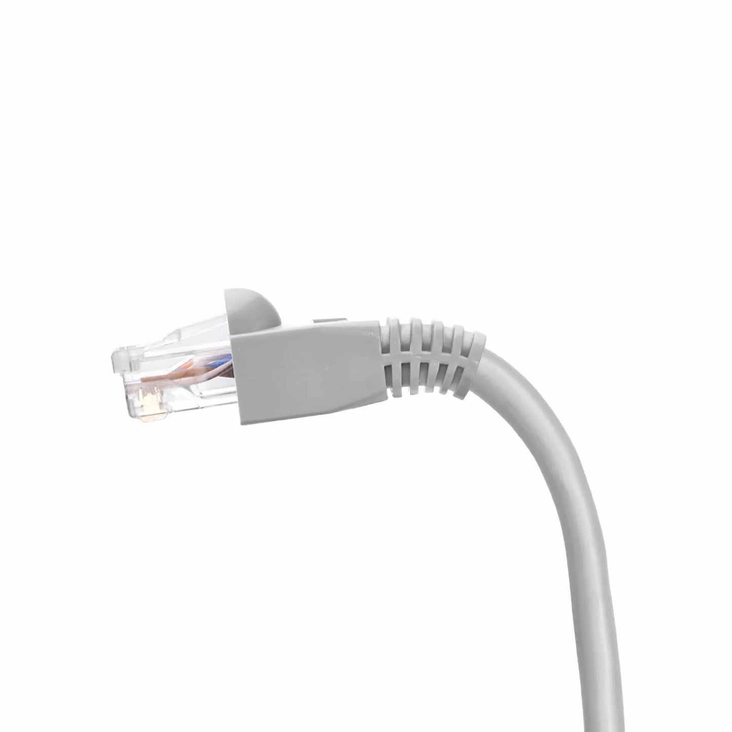 Cat6 RJ45 Strain Relief Boots, 6.0mm OD for Cat6 UTP 23~24AWG Ethernet Cables, Gray, 50PCS/Pack