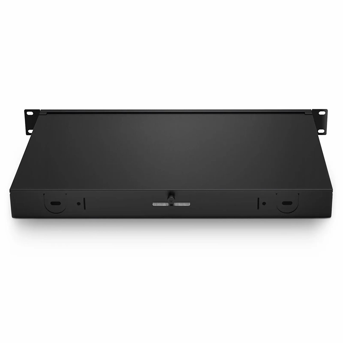 FHD™ High Density 1U Rack Mount Enclosure Unloaded, Tool-less Removable Top Cover, Holds up to 4 x FHD™ Cassettes, Panels, or Splice Trays, 144 Fibers (LC)