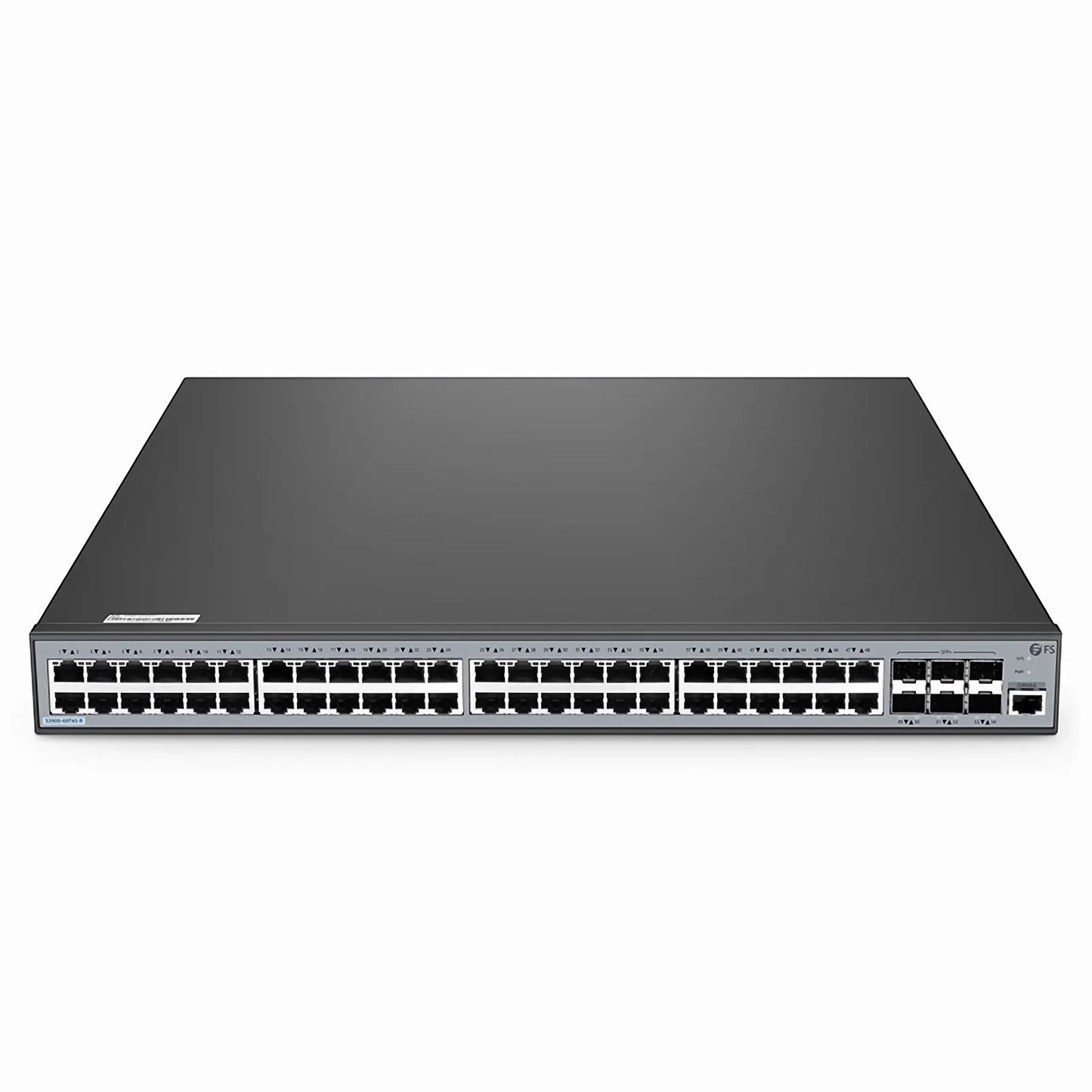 S3900-48T6S-R, 48-Port Gigabit Ethernet L2+ Switch, 48 x Gigabit RJ45, with 6 x 10Gb SFP+ Uplinks, Stackable Switch