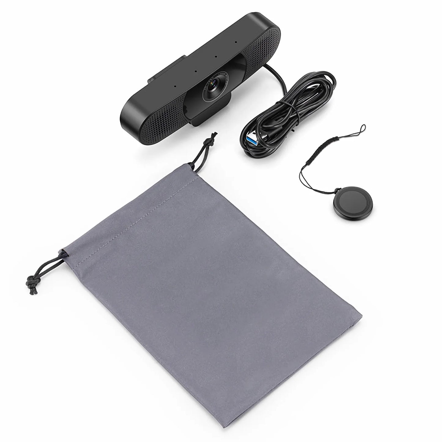 FC270S Full HD 1080p Webcam for Personal Video Calling and Conference, with 4 Microphones & 2 Speakers, USB Plug and Play