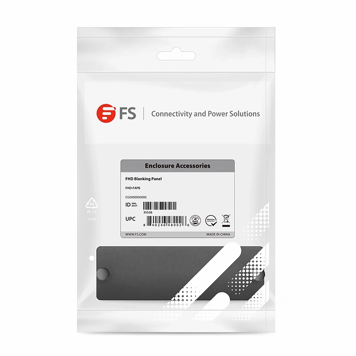 FHD™ Blanking Fiber Adapter Panel