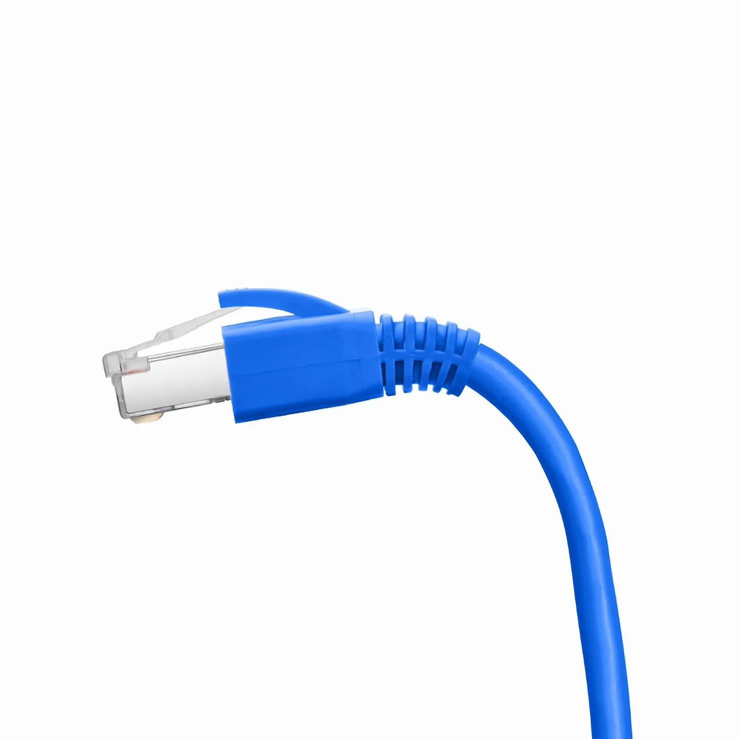Cat6/Cat6a/Cat7 RJ45 Strain Relief Boots, 8.0mm OD for Cat6 F/UTP & SF/UTP 23AWG, Cat6a & Cat7 S/FTP 23AWG Ethernet Cables, Blue, 50PCS/Pack