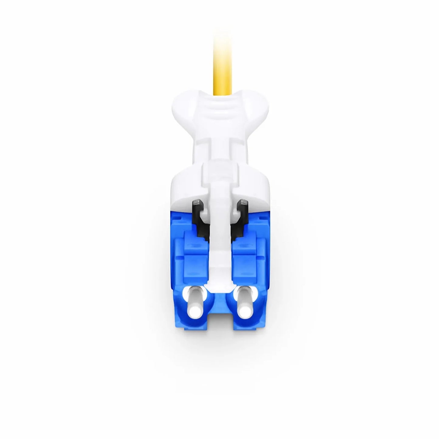10m (33ft) Fiber Patch Cable, 2 Fibers, CS™ UPC Duplex to CS™ UPC Duplex Uniboot, Single Mode (OS2), Riser (OFNR), 2.0mm, Yellow, for 200/400G Network Connection
