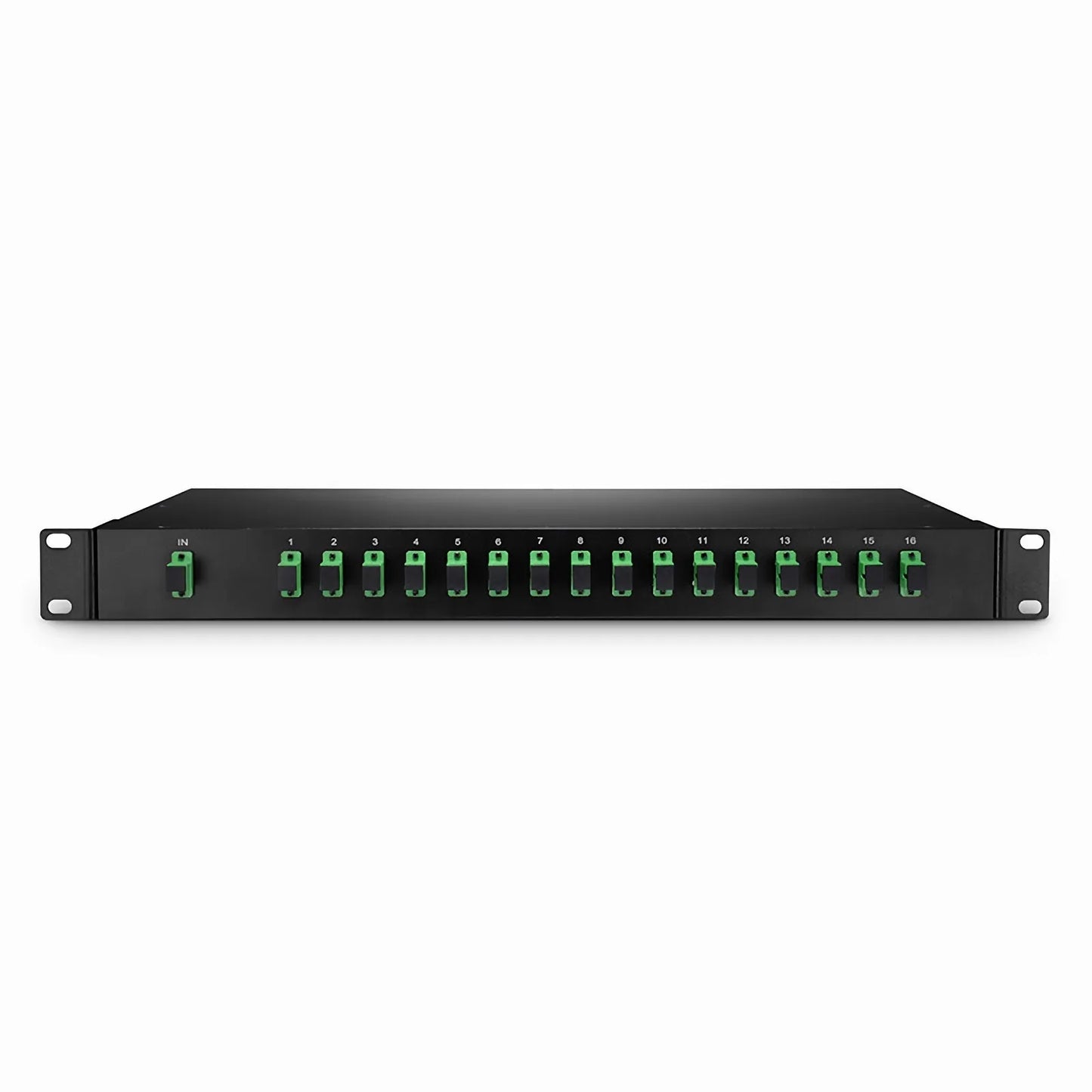 1 x 16 PLC Fiber Splitter, 1U 19" Rack Mount, SC/APC, Singlemode