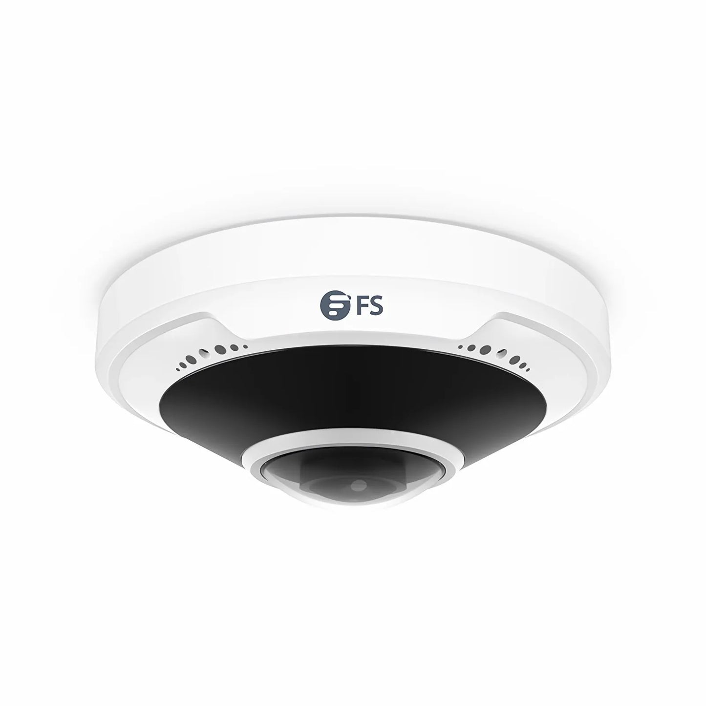 IPC301-5M-F Fisheye Camera, Fixed 5MP with Build-in Mic, 33ft Night Vision, IP66 & IK10 360° Panoramic PoE Network Camera with 1.4mm Lens