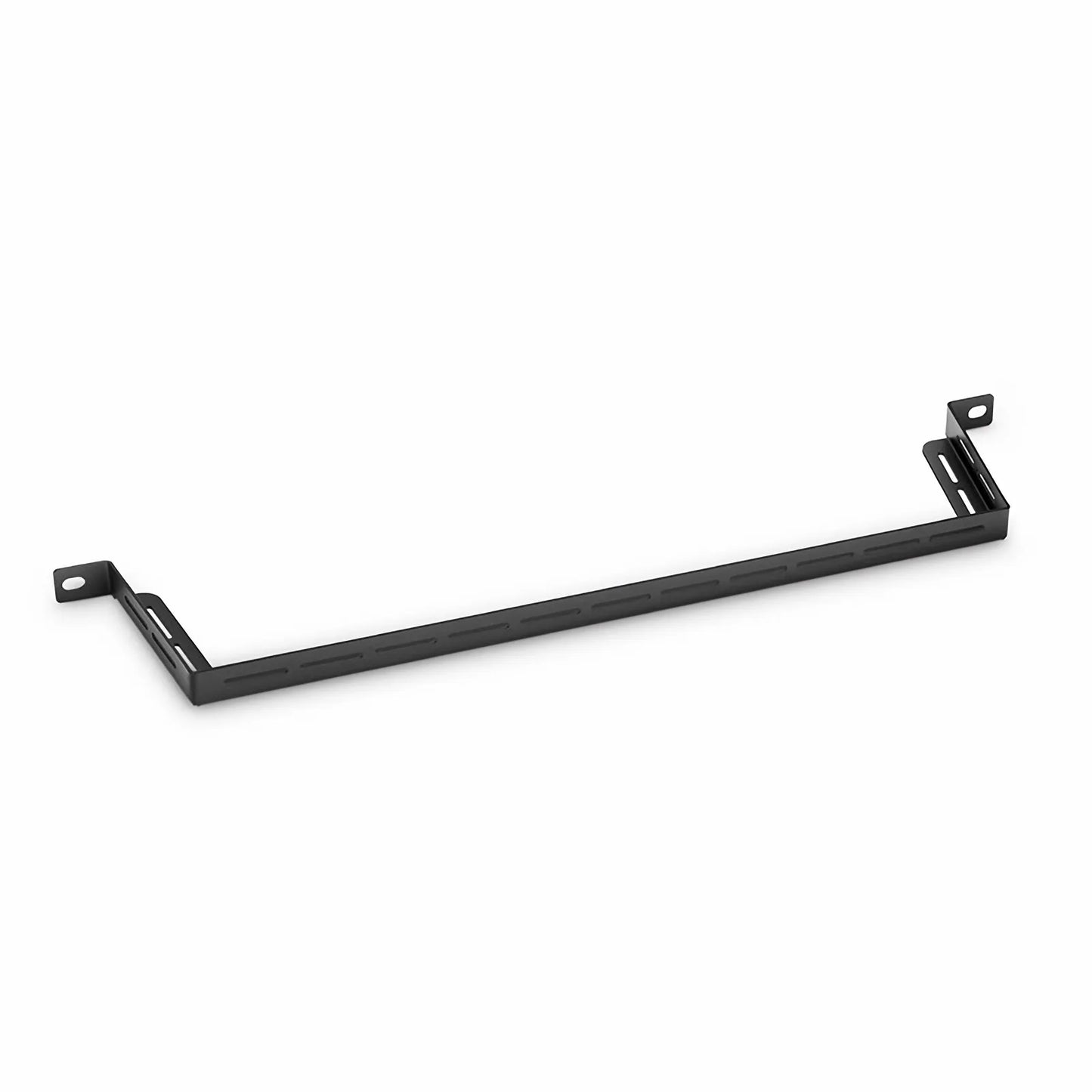 Zero U Horizontal Cable Lacer Bar, L-Shaped with 4.02" Offset, Steel, 5pcs/Pack, for 19" EIA