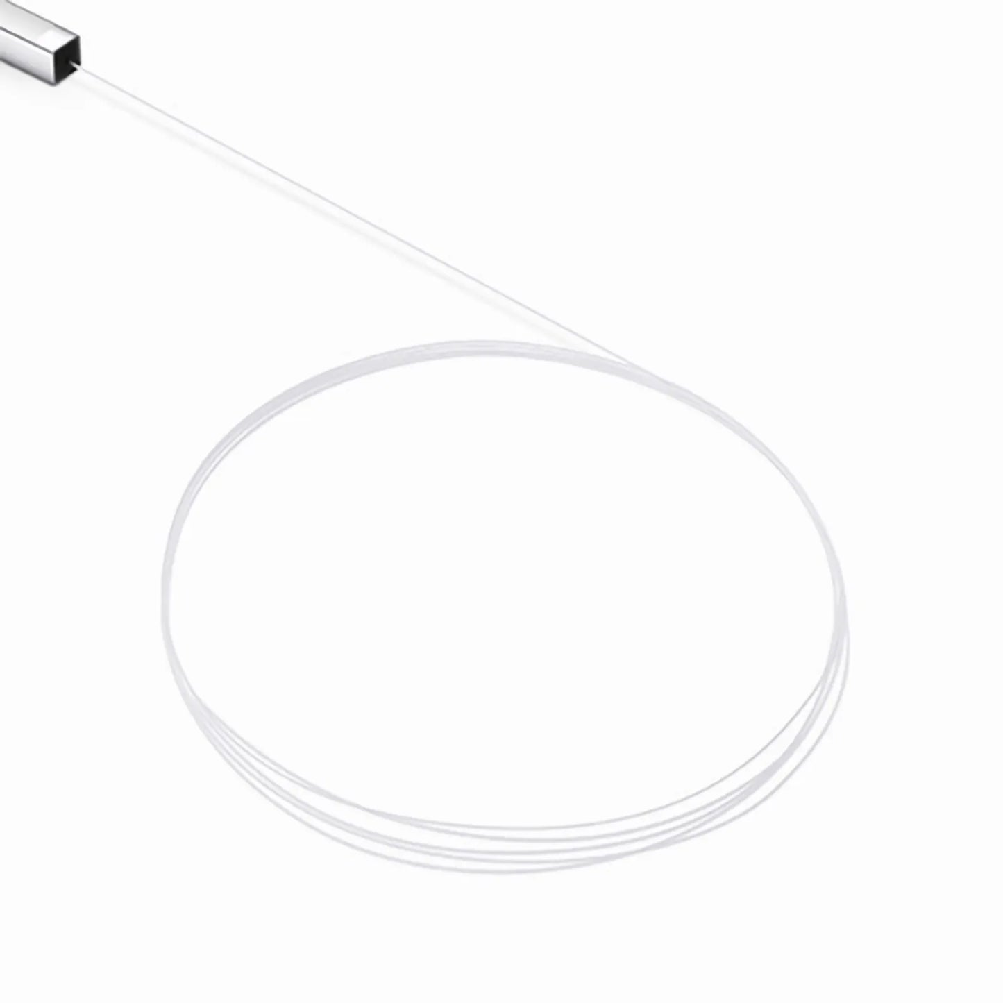 1 x 8 PLC Fiber Splitter, Steel Tube, Bare Fiber 250μm, No Connector, Singlemode