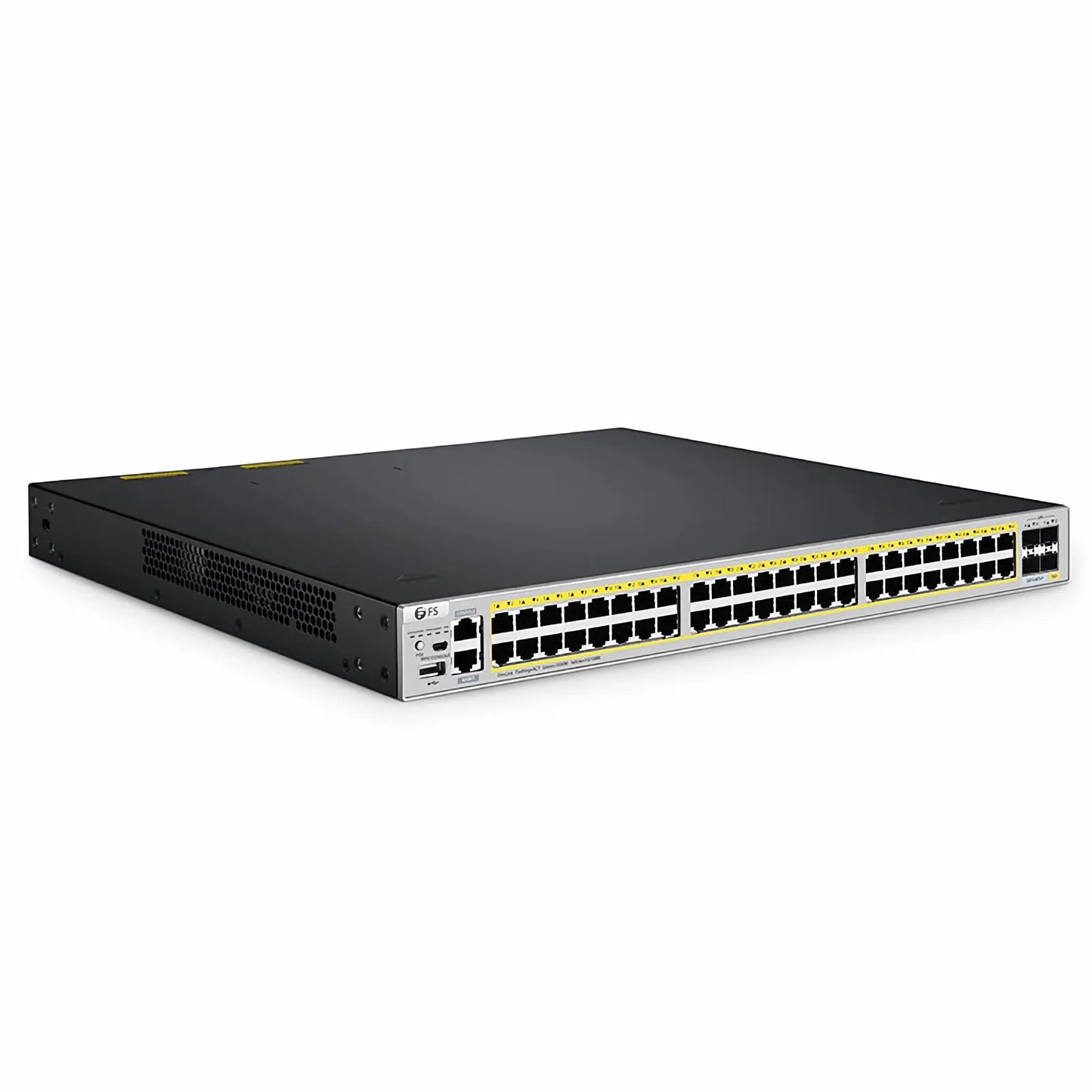 S5810-48TS-P, 48-Port Gigabit Ethernet L3 PoE+ Switch, 48 x PoE+ Ports @740W, with 4 x 10Gb SFP+ Uplinks, PicOS®, Support MLAG, Broadcom Chip