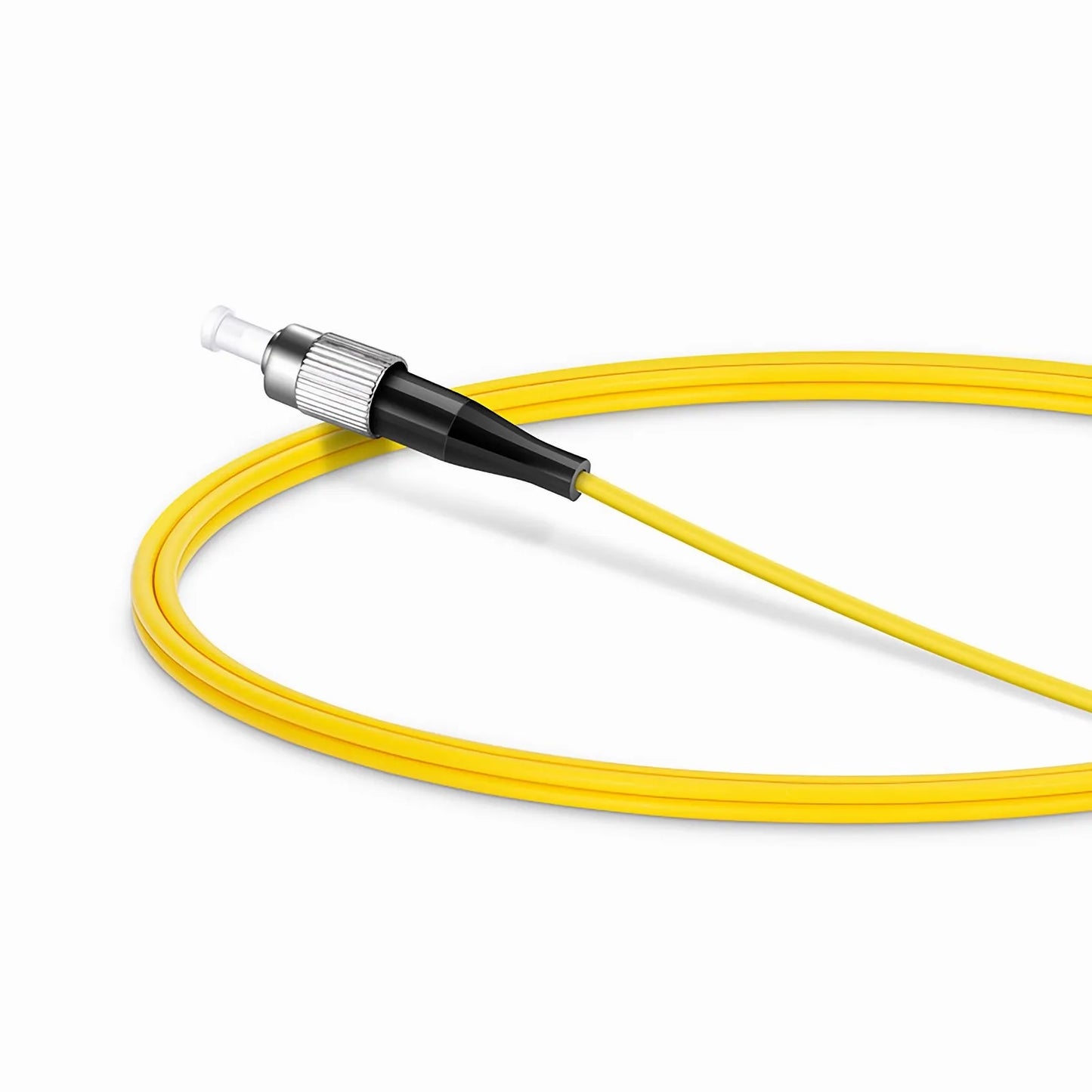 1m (3ft) Fiber Patch Cable, 1 Fiber, LC UPC Simplex to FC UPC Simplex, Single Mode (OS2), Riser (OFNR), 2.0mm, Tight-Buffered, Yellow