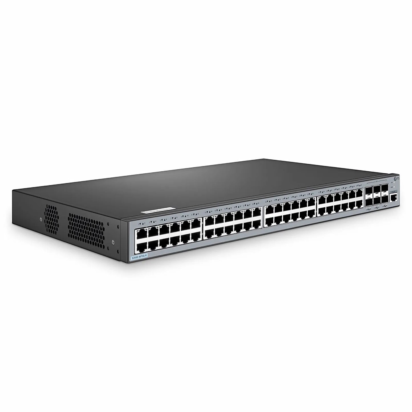 S3900-48T6S-R, 48-Port Gigabit Ethernet L2+ Switch, 48 x Gigabit RJ45, with 6 x 10Gb SFP+ Uplinks, Stackable Switch
