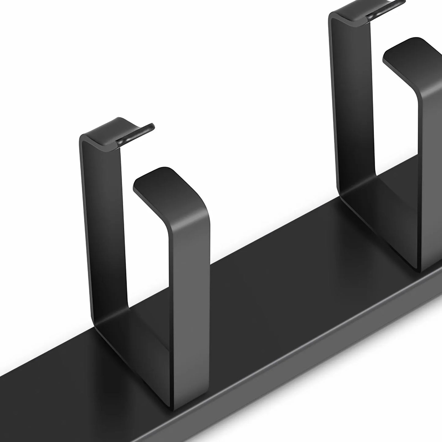 Horizontal Single Sided Manager, 1RU, 5 D-Rings, 3.46 in. Depth