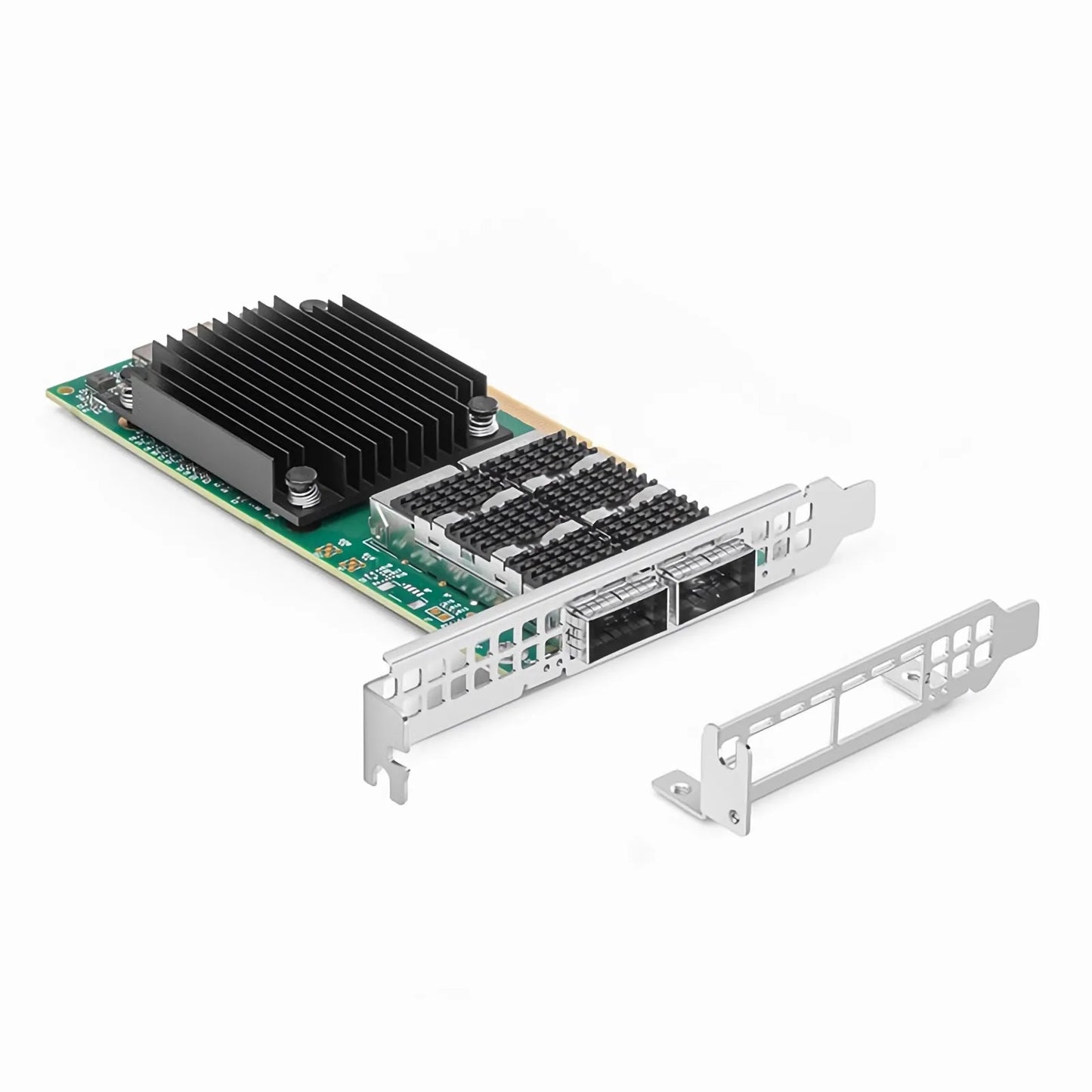 NVIDIA Mellanox MCX623106AN-CDAT ConnectX®-6 Dx EN Network Interface Card, 100GbE Dual-Port QSFP56, PCIe4.0 x 16, Tall&Short Bracket
