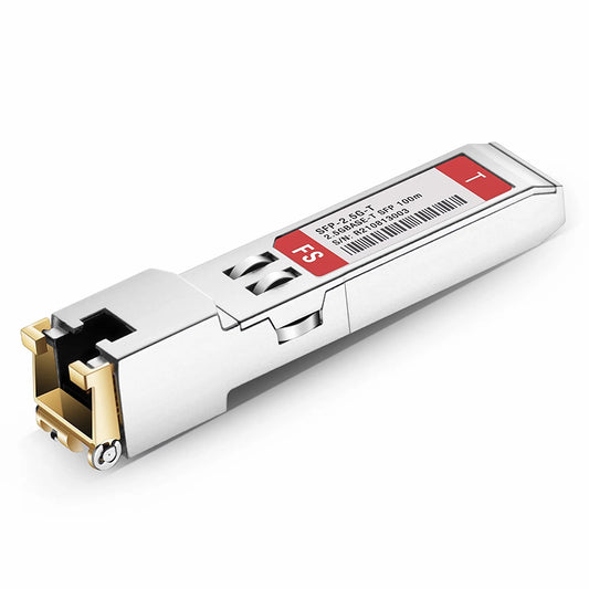 Generic Compatible 2.5GBASE-T SFP Copper 100m RJ-45 Transceiver Module (LOS)