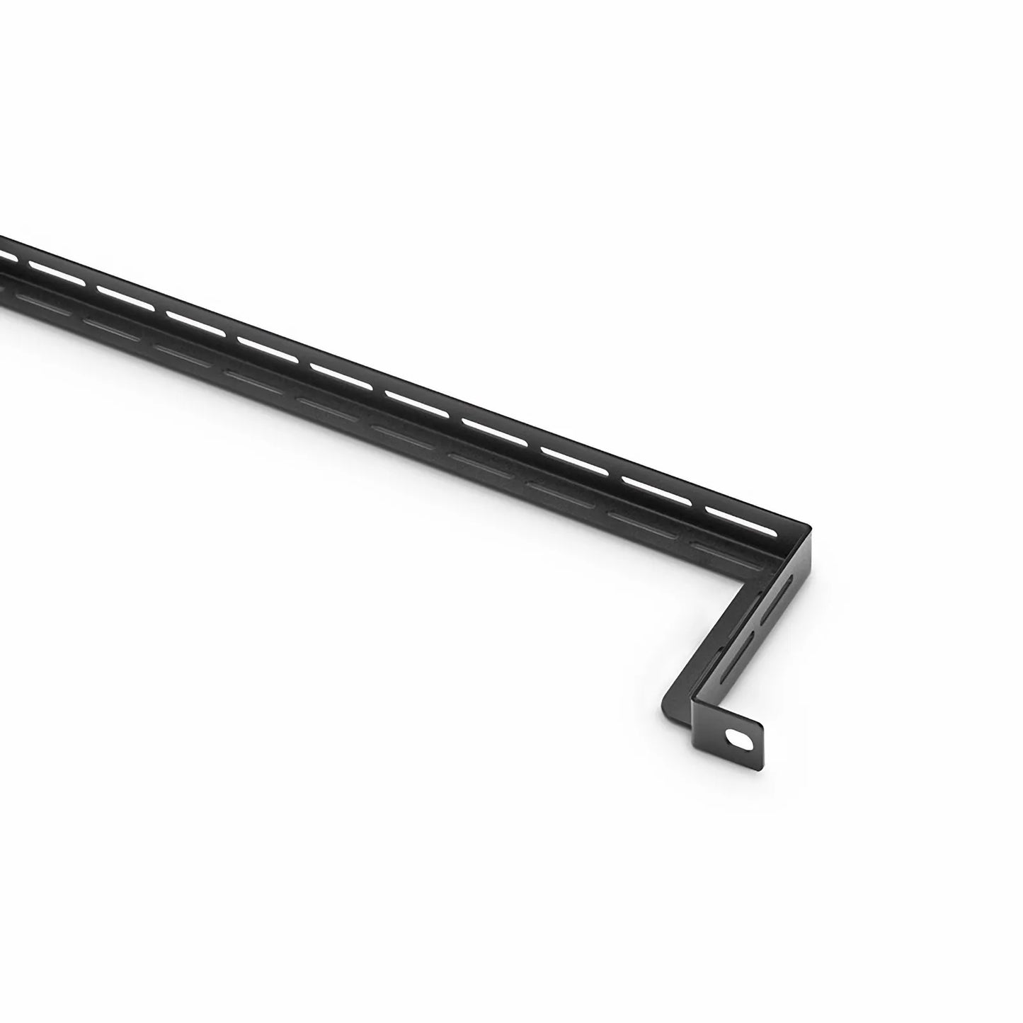 Zero U Horizontal Cable Lacer Bar, L-Shaped with 4.02" Offset, Steel, 5pcs/Pack, for 19" EIA