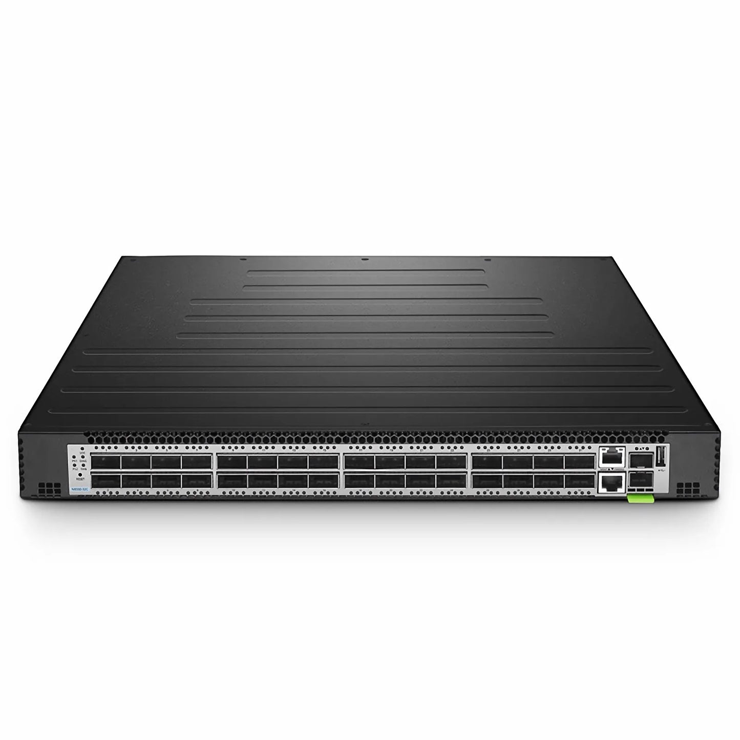 N8550-32C, 32-Port Ethernet Data Center Switch, 32 x 100Gb QSFP28, 2 x 10Gb SFP+, PicOS®, Broadcom Trident 3 Chip, Back-to-Front Airflow