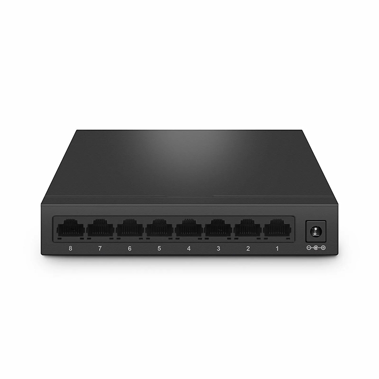 S1900-8T, 8-Port Gigabit Ethernet L2 Unmanaged Switch, 8x 10/100/1000BASE-T RJ45, Metal, Fanless, Desktop/Wall-Mount