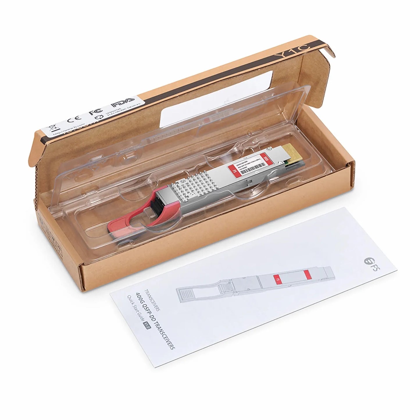 Arista Networks Compatible 400GBASE-ER8 QSFP-DD 8 x 50G PAM4 1310nm 40km DOM Duplex LC/UPC SMF Optical Transceiver Module