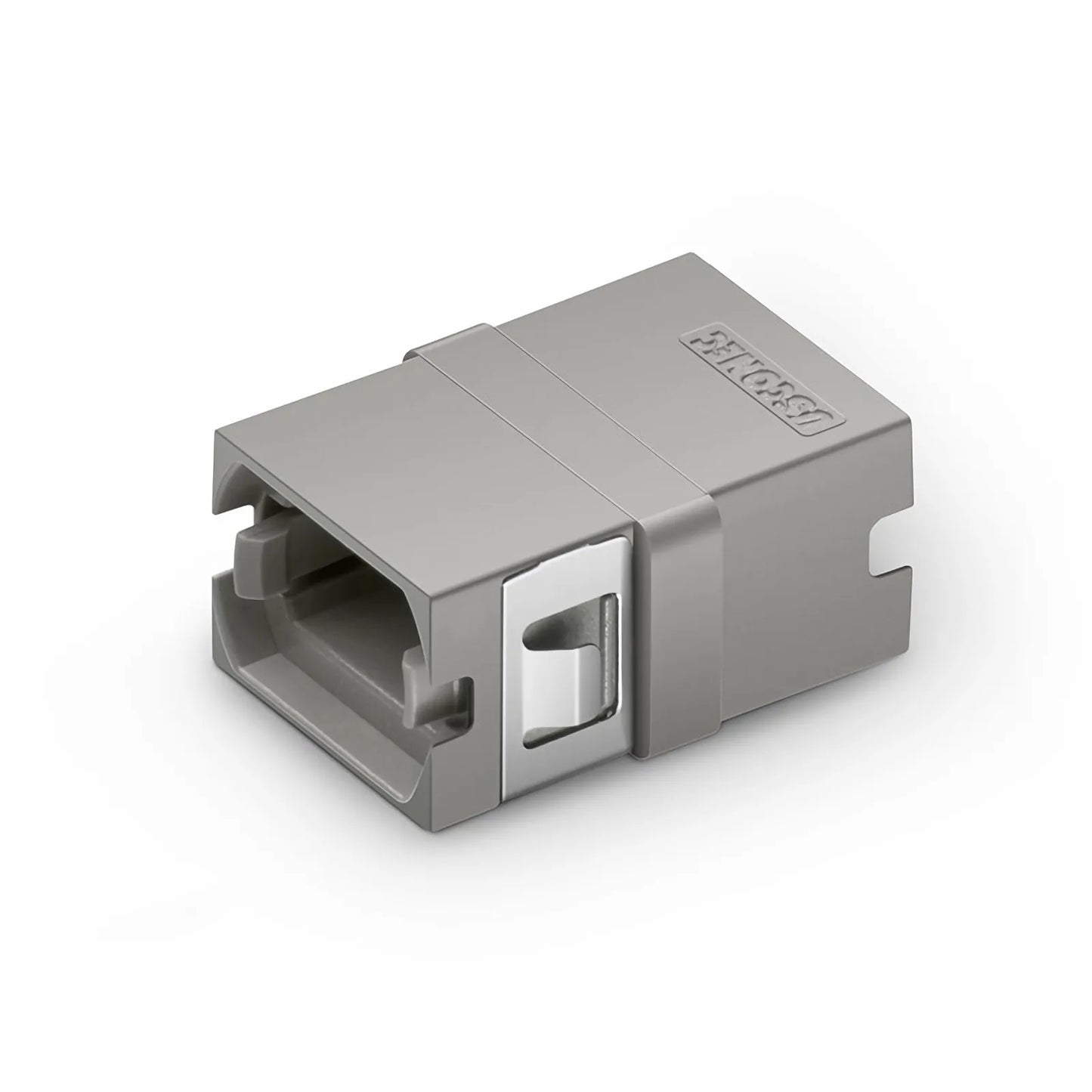 US Conec MTP®/MPO-8/12/24 Grey Fiber Optic Adapter/Coupler without Flange, Key Up to Up