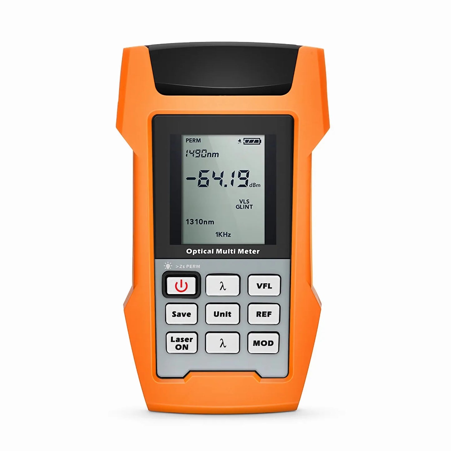 FHOM-103-1 Handheld Optical Multimeter Built-in 1mW Visual Fault Locator with Data Export Function