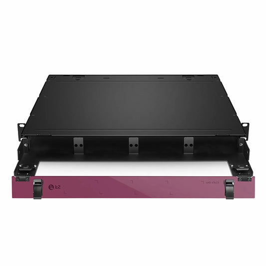 FHD™ High Density 1U Rack Mount Enclosure Unloaded, Sliding Drawer, Holds up to 4 x FHD™ Cassettes, Panels, or Splice Trays, 144 Fibers (LC)