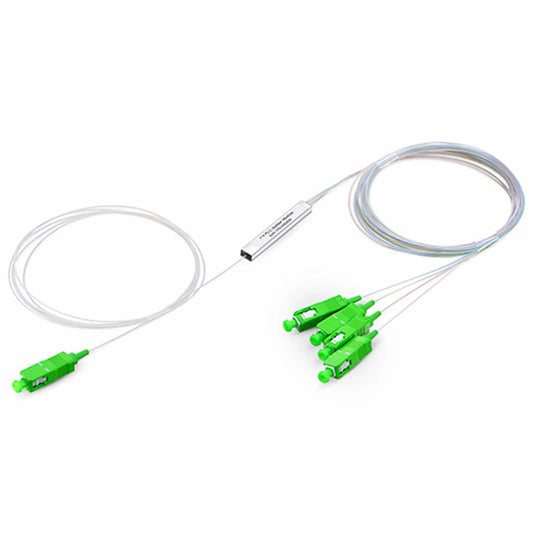 1 x 4 PLC Fiber Splitter, Mini Module, 900μm, SC/APC, Singlemode