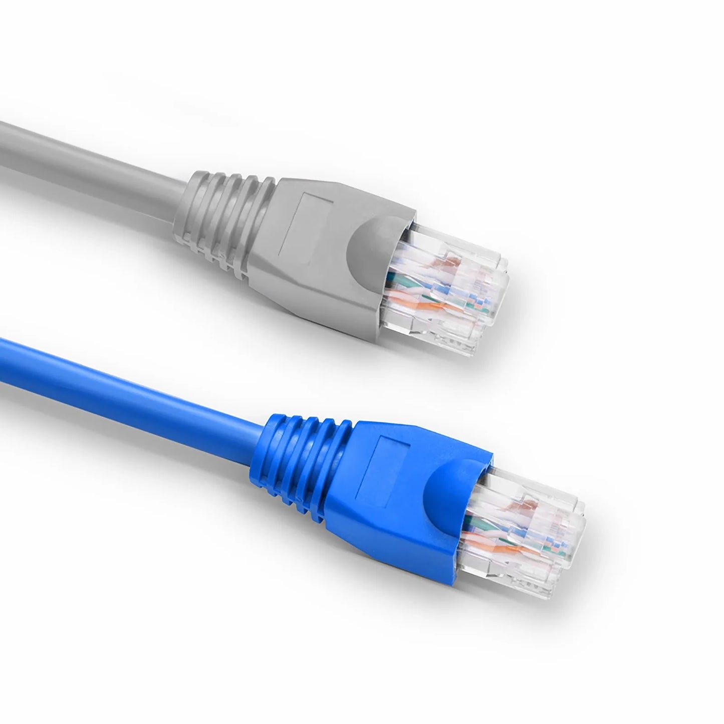 Cat6 RJ45 Strain Relief Boots, 6.0mm OD for Cat6 UTP 23~24AWG Ethernet Cables, Gray, 50PCS/Pack