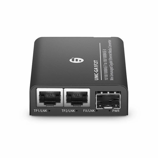 (UK) 2x RJ45 to 1x SFP