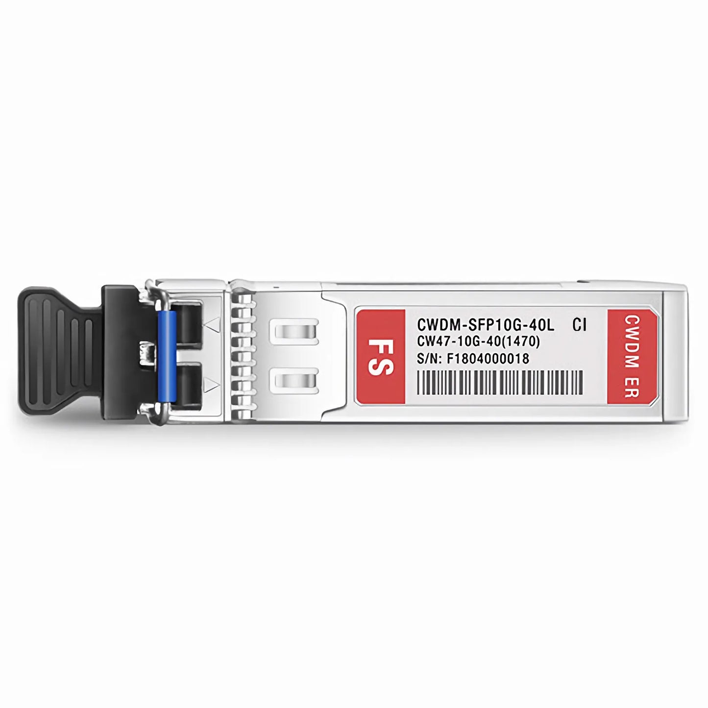 Ciena CWDM-SFP10G-1470 Compatible SFP+ 10G CWDM 1470nm 40km DOM Duplex LC/UPC SMF Optical Transceiver Module for Transmission