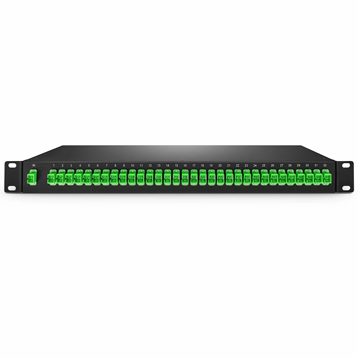 1 x 32 PLC Fiber Splitter, 1U 19" Rack Mount, SC/APC, Singlemode