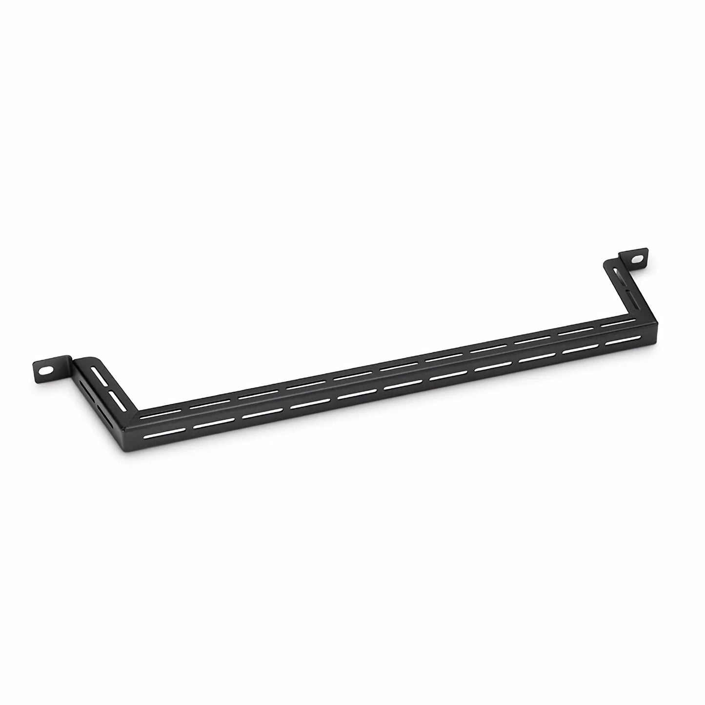 Zero U Horizontal Cable Lacer Bar, L-Shaped with 4.02" Offset, Steel, 5pcs/Pack, for 19" EIA
