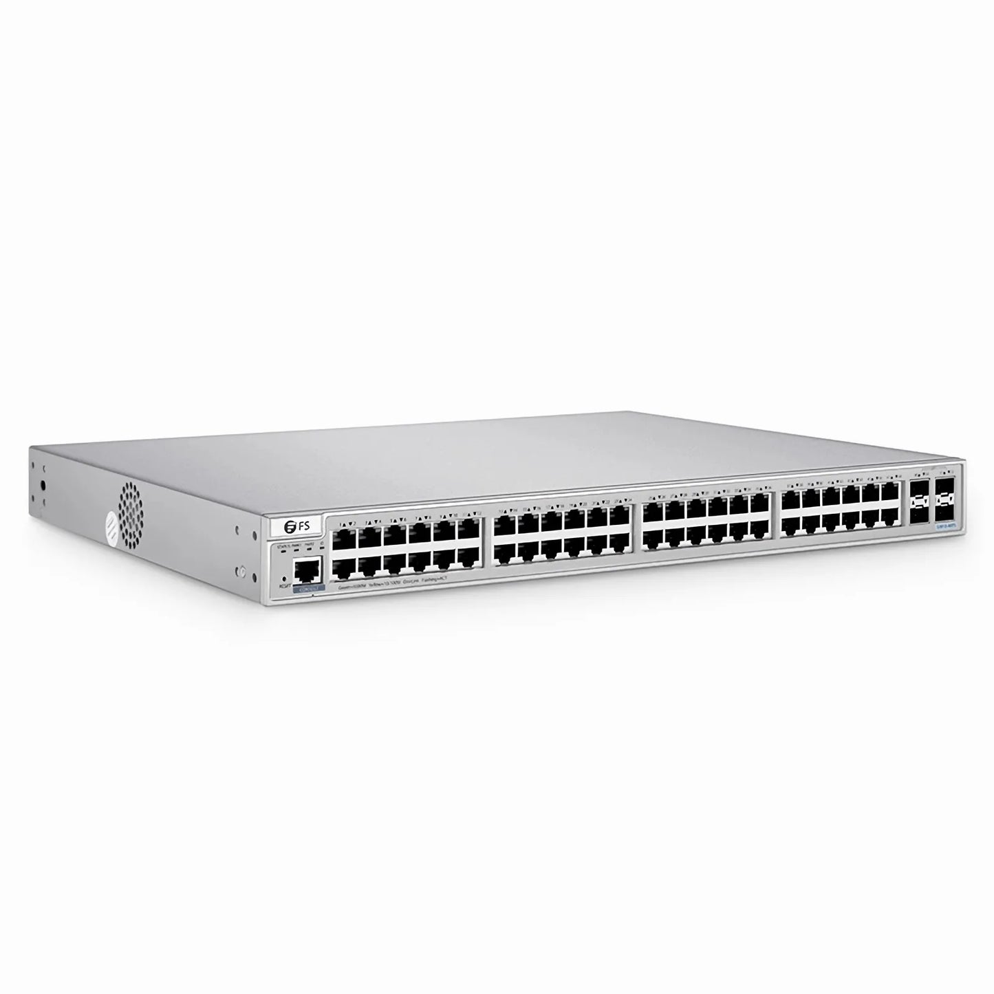S3410-48TS, 48-Port Gigabit Ethernet L2+ Switch, 48 x Gigabit RJ45, with 4 x 10Gb SFP+ Uplinks, PicOS®, Support MLAG, Broadcom Chip
