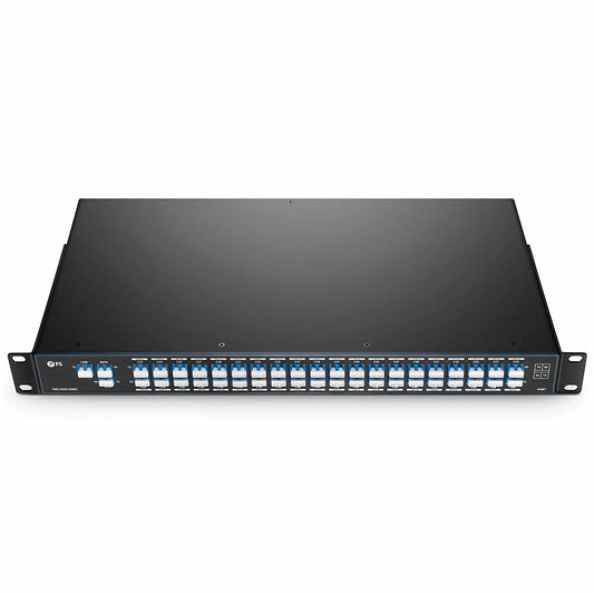 40 Channels DWDM Mux Demux, 100GHz C21-C60, with Monitor and 1310nm Port, 3.5dB Typical IL, LC/UPC, Dual Fiber, FMU 1U Rack Mount