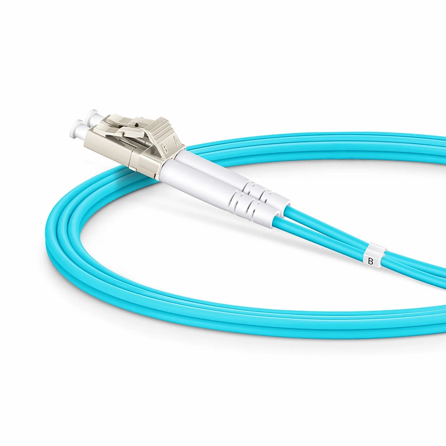1m (3ft) Armored Fiber Patch Cable, 2 Fibers, LC UPC Duplex to LC UPC Duplex, Single Mode (OS2), Riser (OFCR), 3.0mm, Blue