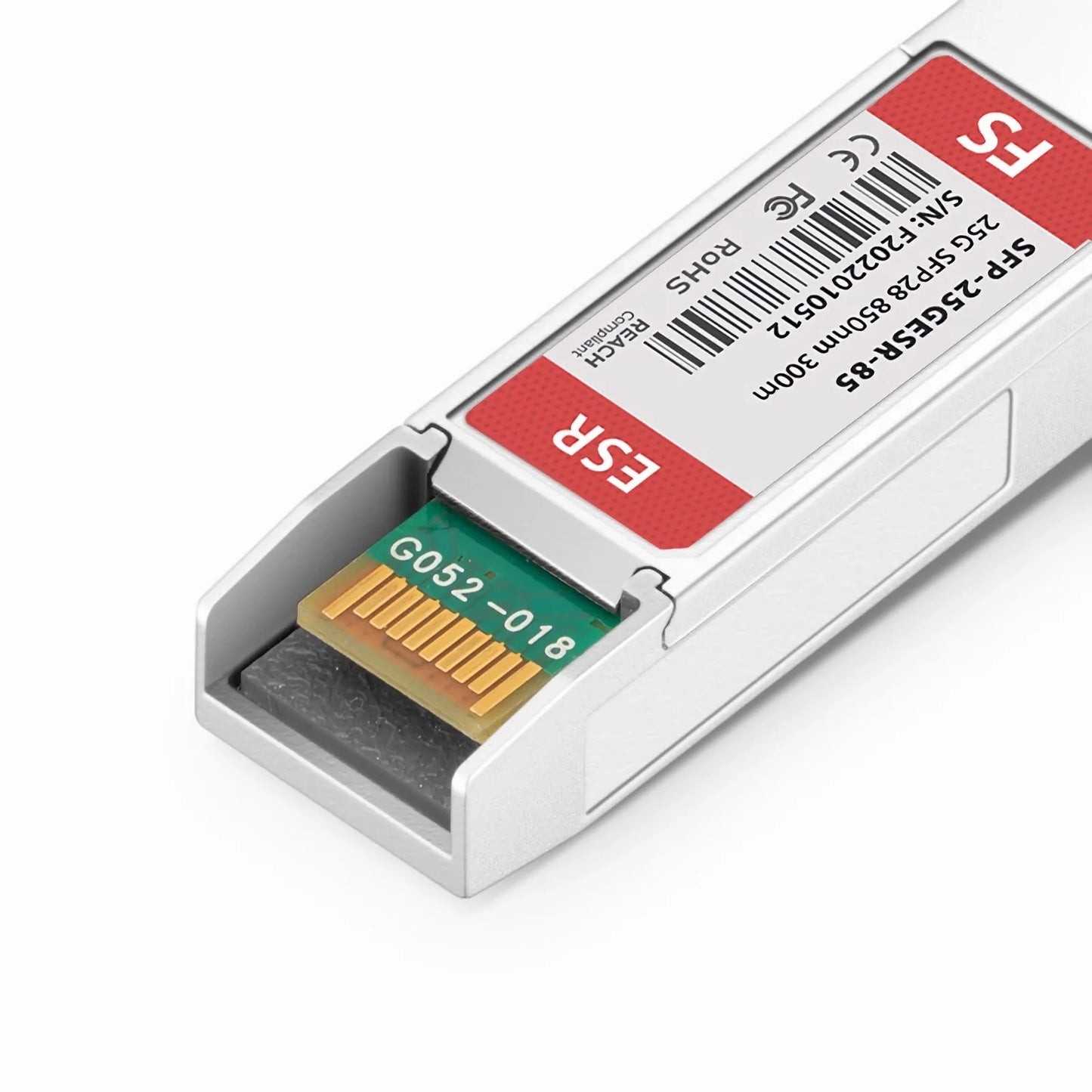 Cisco Compatible 25GBASE-ESR SFP28 850nm 300m DOM Duplex LC/UPC MMF Optical Transceiver Module