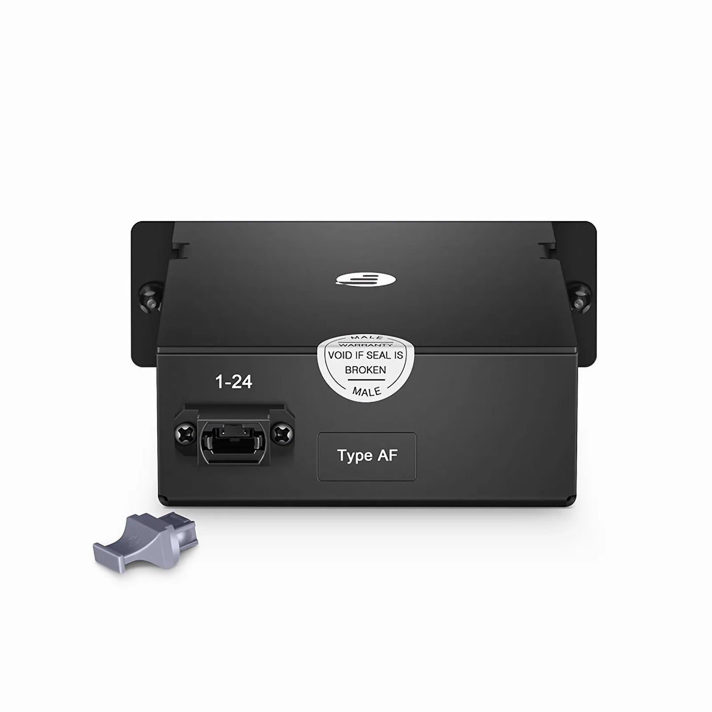 FHD™ MTP®-LC Cassette, OS2 Single Mode, Type AF, 24 Fibers, MTP®-24 (Male) to 12 x LC Duplex (Blue), 0.35dB Max.