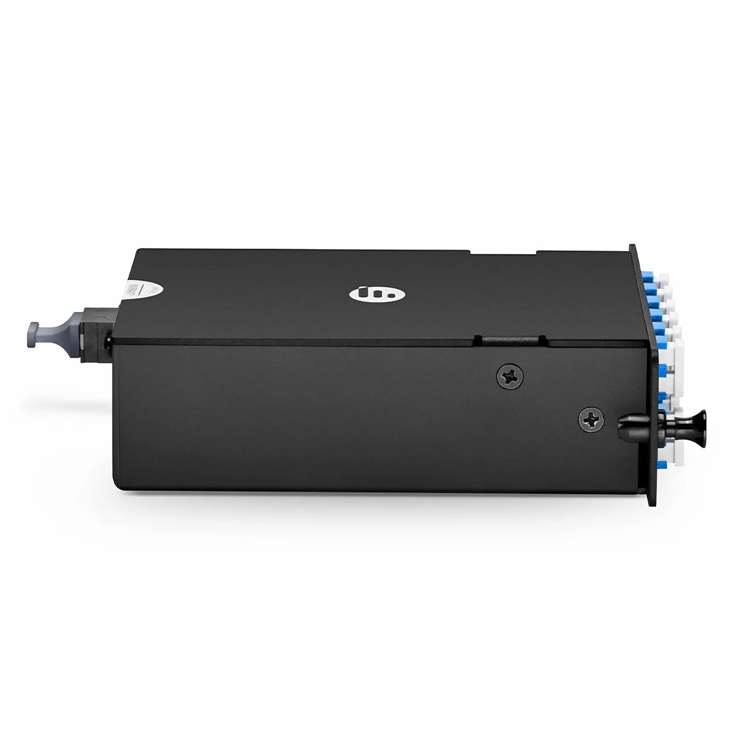 FHD™ MTP®-LC Cassette, OS2 Single Mode, Type A, 24 Fibers, MTP®-24 (Male) to 12 x LC Duplex (Blue), 0.35dB Max.