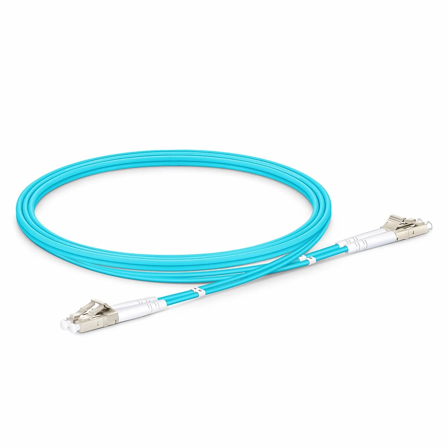 1m (3ft) Armored Fiber Patch Cable, 2 Fibers, LC UPC Duplex to LC UPC Duplex, Single Mode (OS2), Riser (OFCR), 3.0mm, Blue