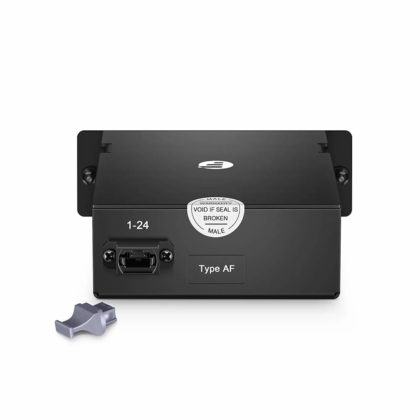 FHD™ MTP®-LC Cassette, OM4 Multimode, Type AF, 24 Fibers, MTP®-24 (Male) to 12 x LC Duplex (Aqua), 0.35dB Max.