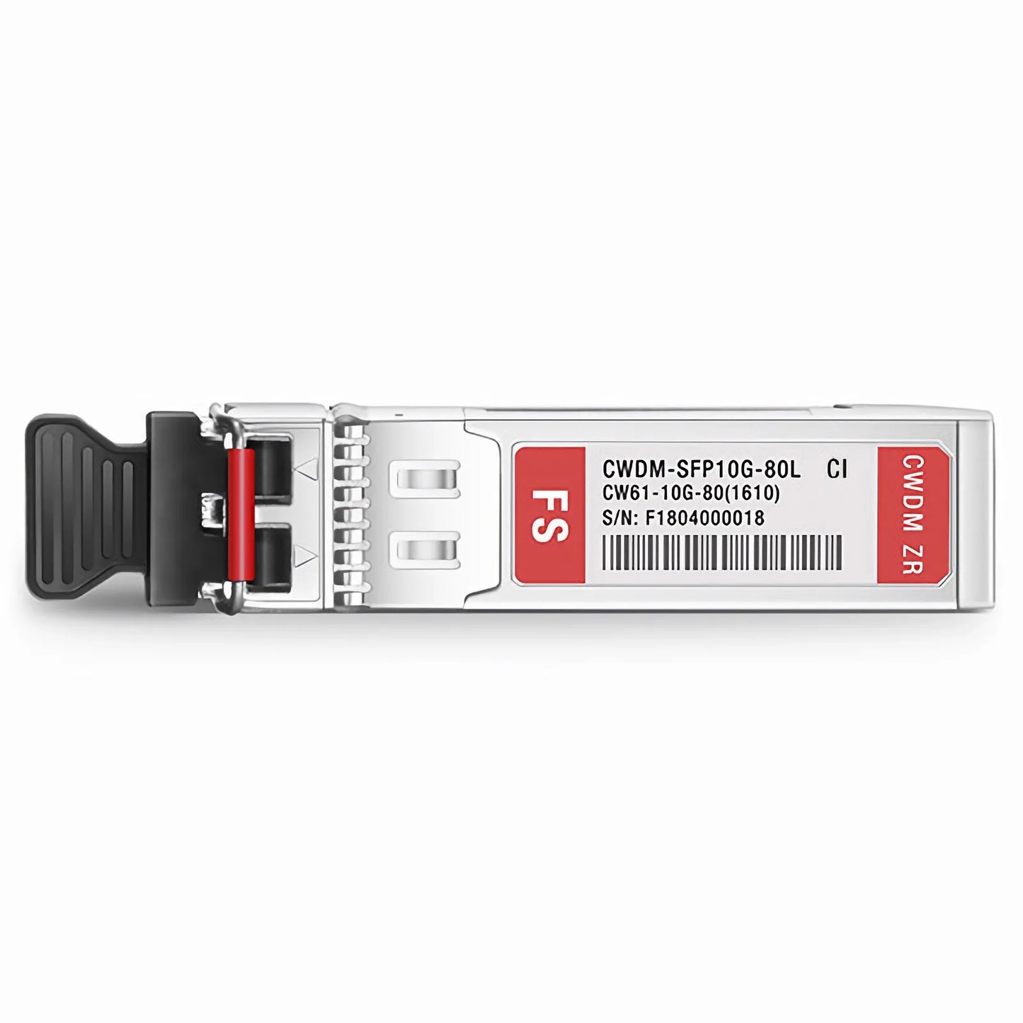 Ciena CWDM-SFP10G-1610 Compatible SFP+ 10G CWDM 1610nm 80km DOM Duplex LC/UPC SMF Optical Transceiver Module for Transmission