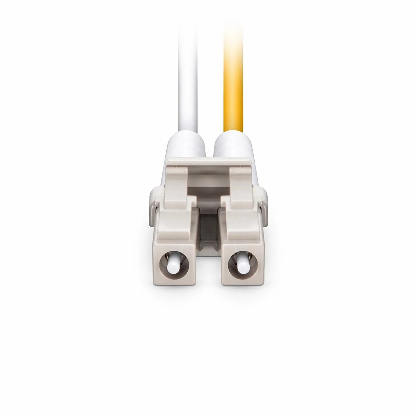 10m (33ft) Fiber Patch Cable, 2 Fibers, LC UPC Duplex to LC UPC Duplex, Multimode (OM3), Riser (OFNR), 2.0mm, Tight-Buffered, Aqua