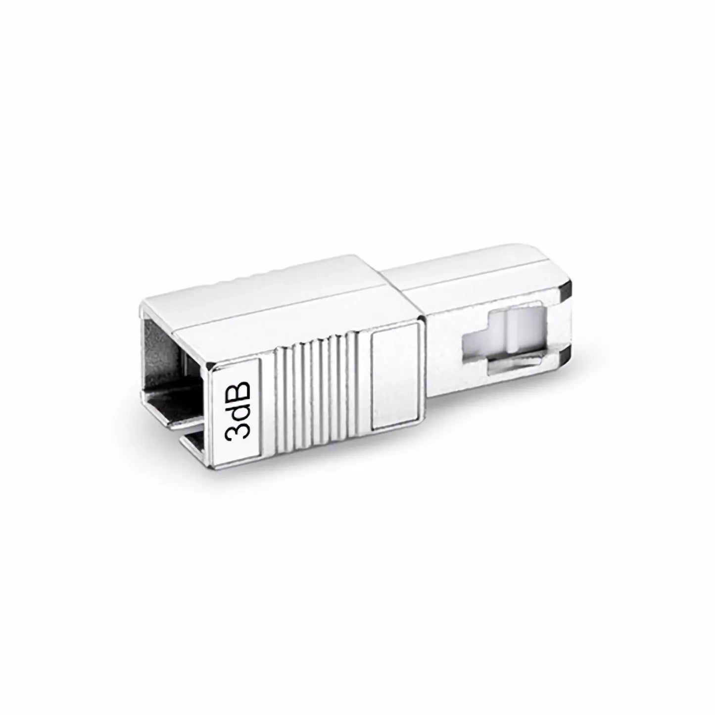 SC/APC Singlemode Fixed Fiber Optic Attenuator, Male-Female, 3dB (10pcs/Pack)