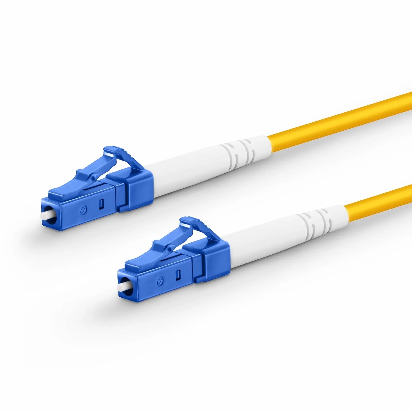 1m (3ft) Fiber Patch Cable, 1 Fiber, LC UPC Simplex to LC UPC Simplex, Single Mode (OS2), Riser (OFNR), 2.0mm, Tight-Buffered, Yellow, 10 Pcs/Pack