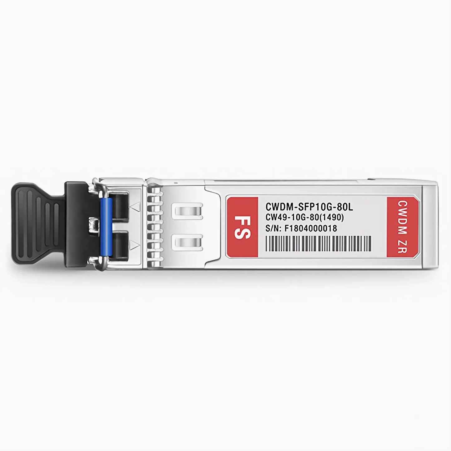 Cisco CWDM-SFP10G-1490 Compatible SFP+ 10G CWDM 1490nm 80km DOM Duplex LC/UPC SMF Optical Transceiver Module for Transmission