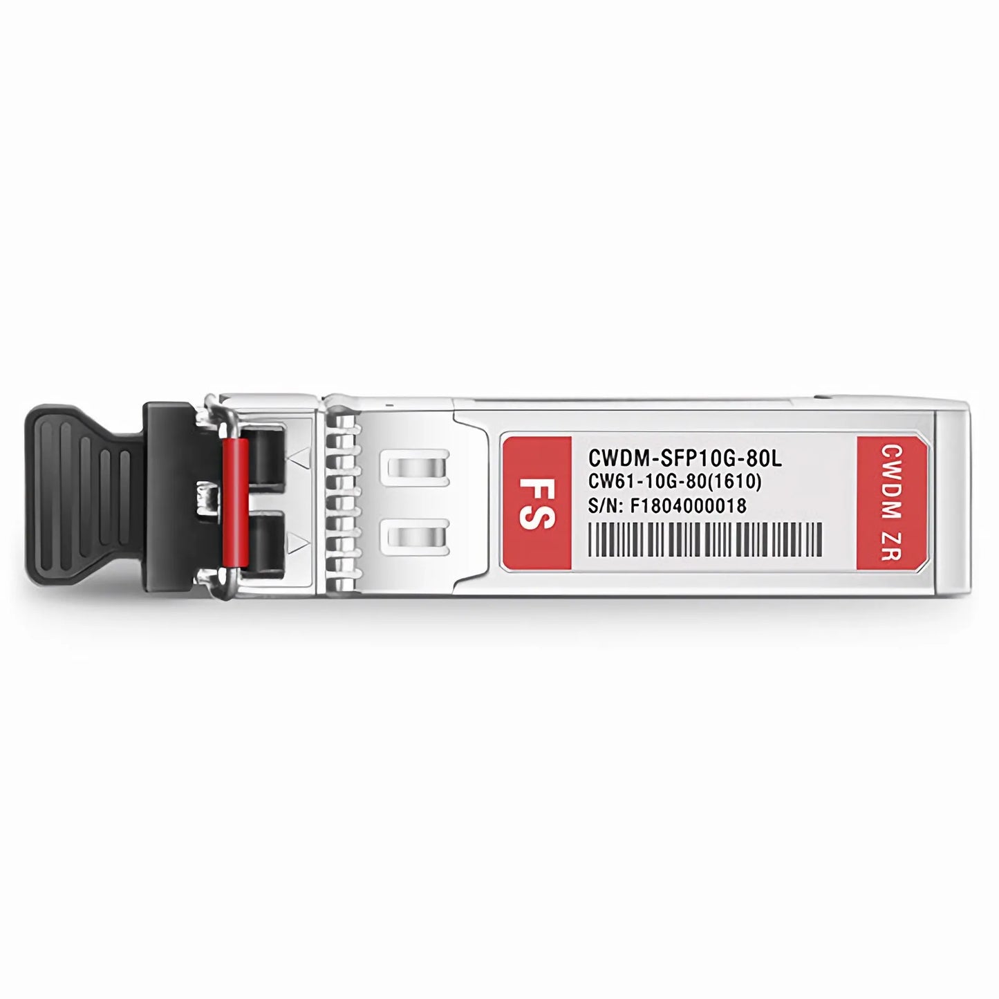 Cisco CWDM-SFP10G-1610 Compatible SFP+ 10G CWDM 1610nm 80km DOM Duplex LC/UPC SMF Optical Transceiver Module for Transmission
