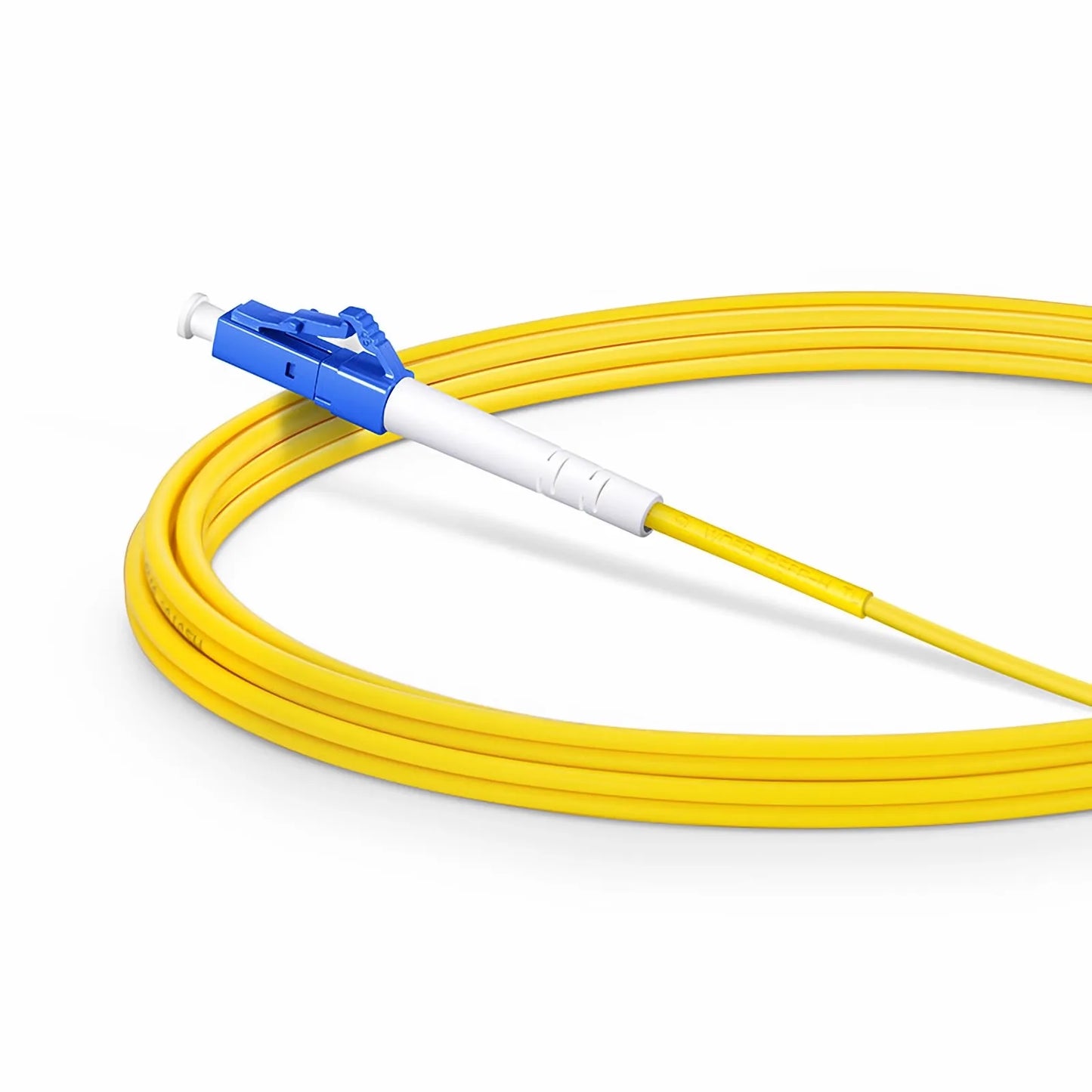 3m (10ft) Fiber Patch Cable, 1 Fiber, LC UPC Simplex to SC UPC Simplex, Single Mode (OS2), Riser (OFNR), 2.0mm, Tight-Buffered, Yellow