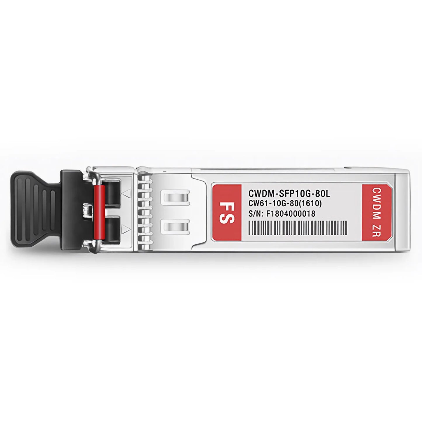 Generic Compatible SFP+ 10G CWDM 1610nm 80km DOM Duplex LC/UPC SMF Optical Transceiver Module for Transmission
