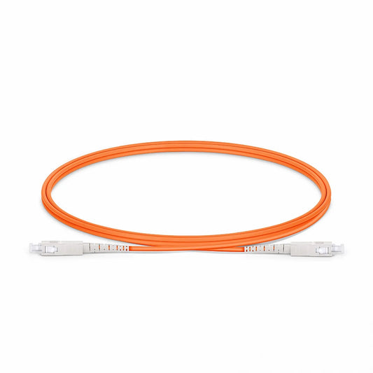 1m (3ft) Fiber Patch Cable, 1 Fiber, G.651, SC UPC Simplex to SC UPC Simplex, Multimode (OM1), Riser (OFNR), 2.0mm, Tight-Buffered, Orange