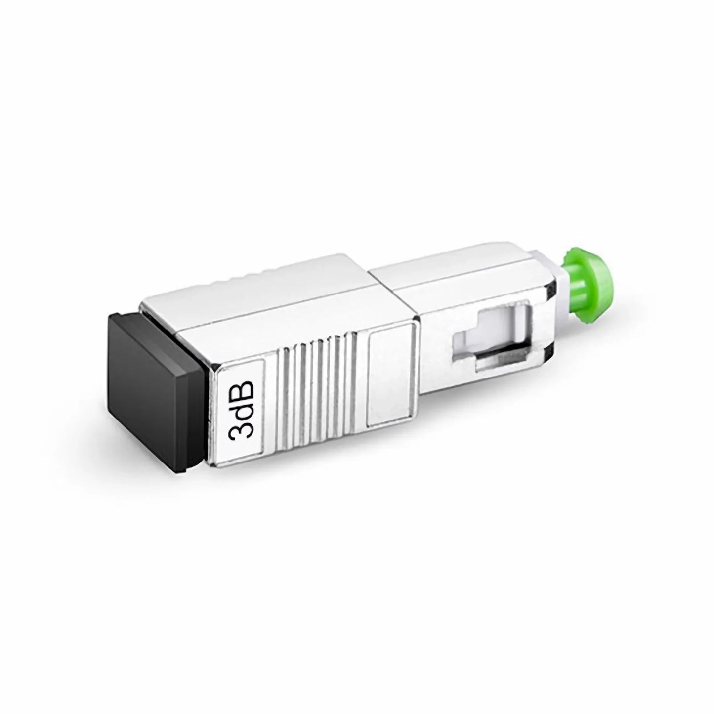 SC/APC Singlemode Fixed Fiber Optic Attenuator, Male-Female, 3dB (10pcs/Pack)
