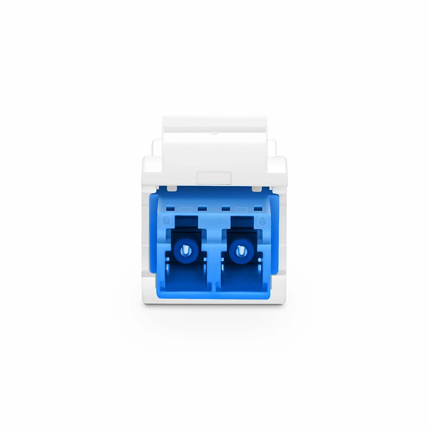 LC/UPC to LC/UPC Duplex Single Mode Fiber Keystone Jack, 10Pcs/Pack